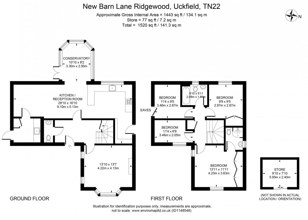 Floorplan for New Barn Lane, Ridgewood, TN22