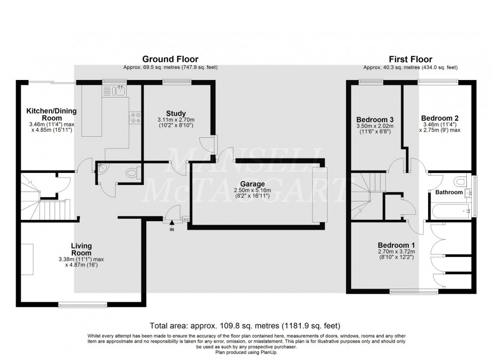 Floorplan for Hazel Way, Crawley Down, RH10