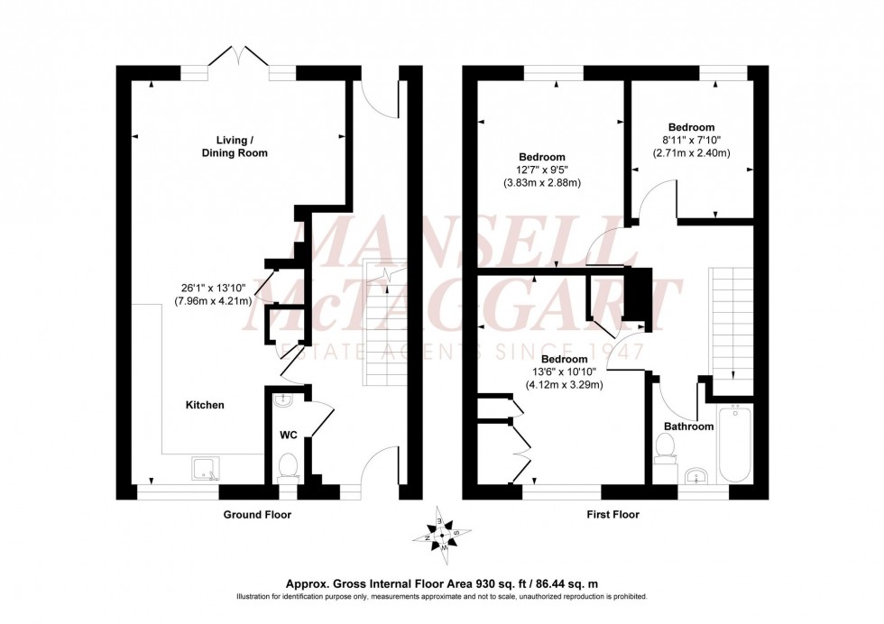 Floorplan for Cissbury Road, Burgess Hill, RH15