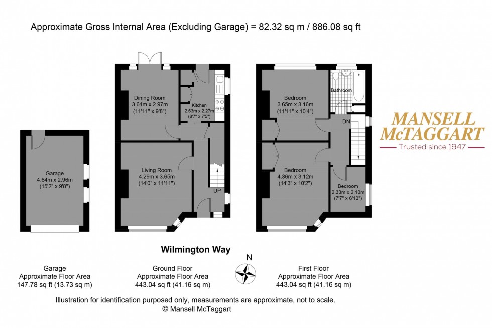 Floorplan for Wilmington Way, Brighton, BN1