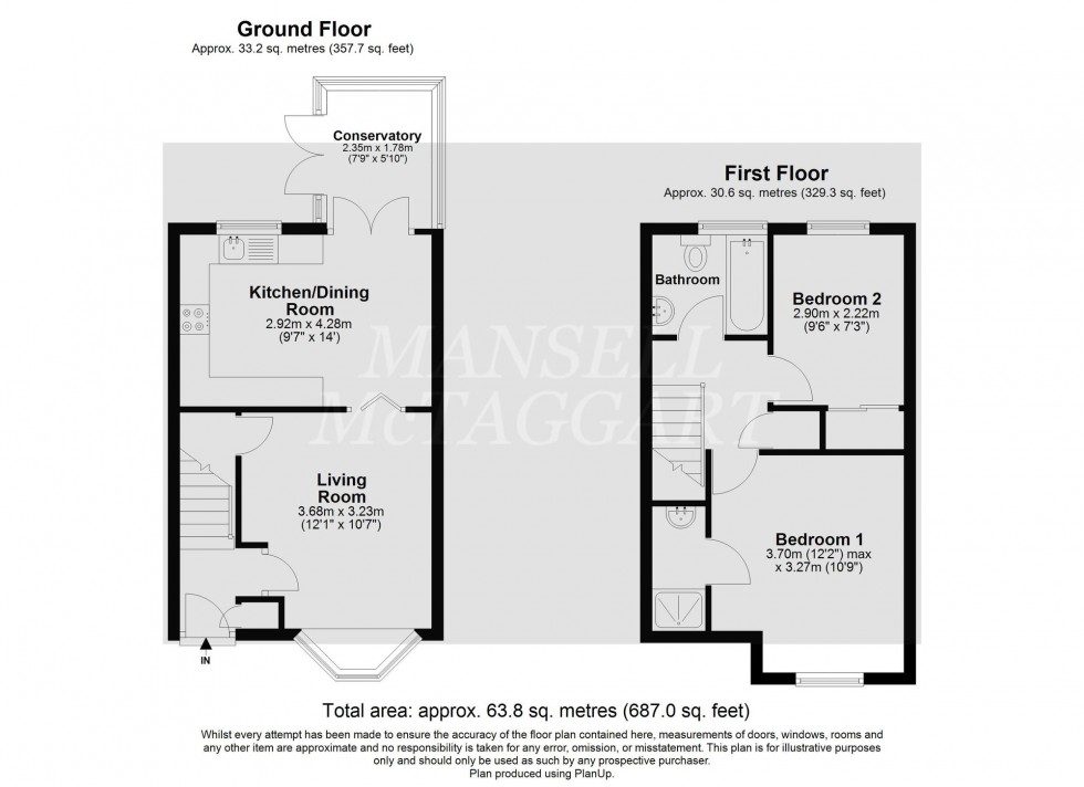 Floorplan for Brookview, Copthorne, RH10