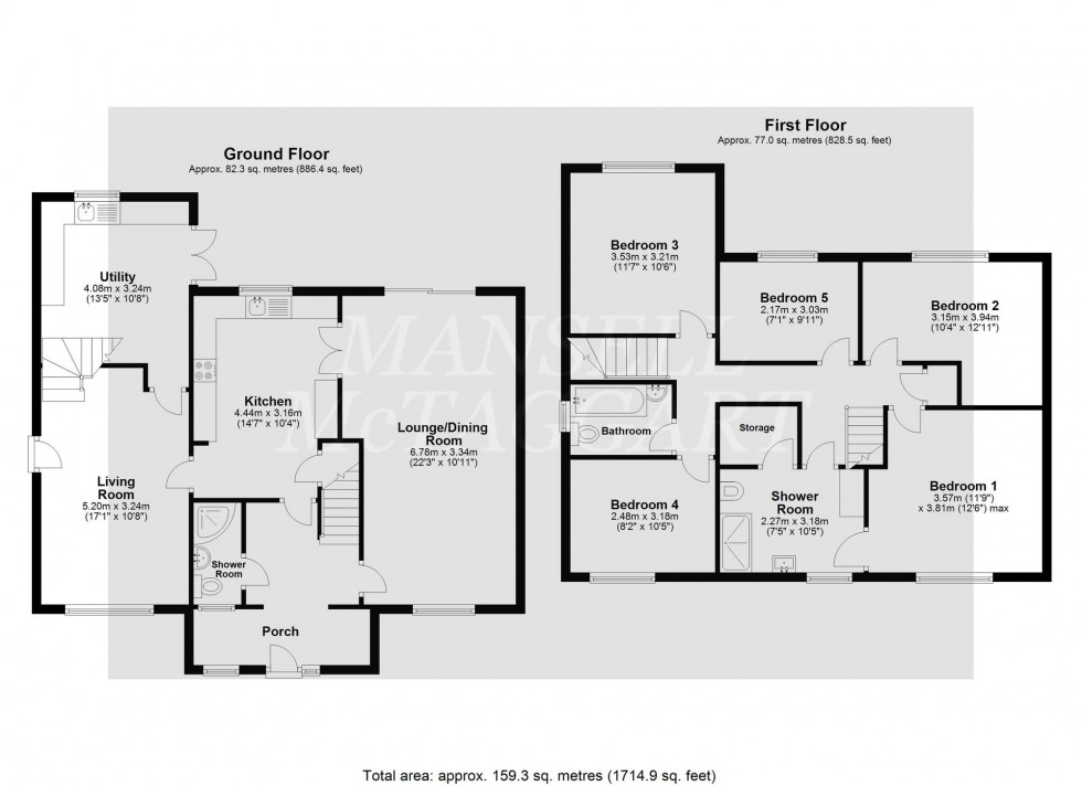 Floorplan for Cherry Lane, Crawley, RH11