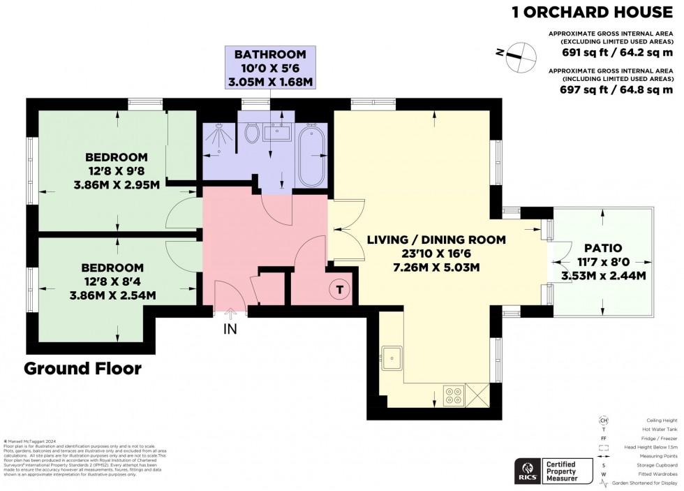 Floorplan for Orchard Lane, Orchard House, BN6