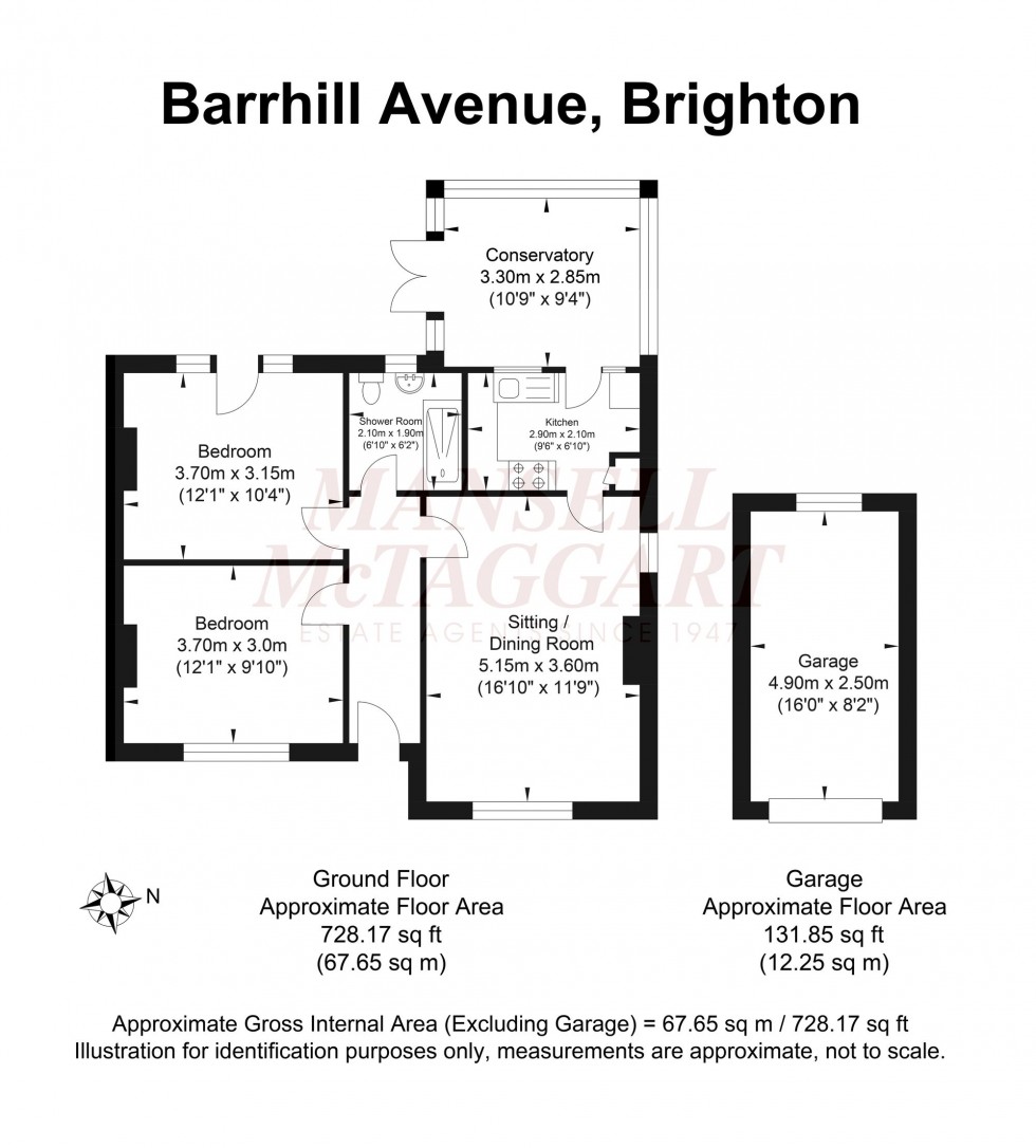 Floorplan for Barrhill Avenue, Brighton, BN1