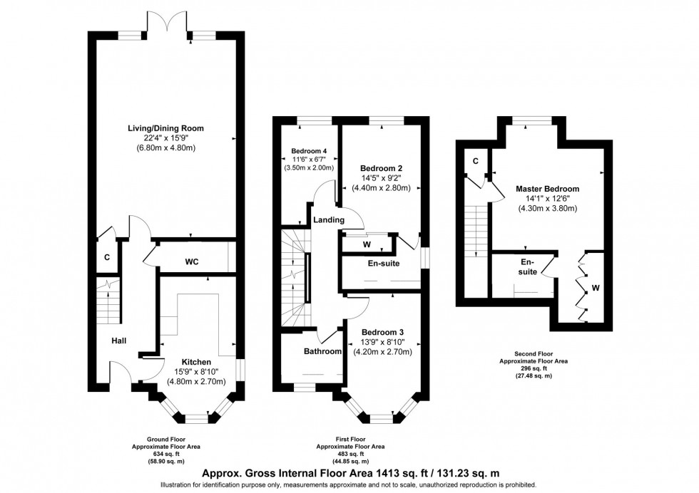 Floorplan for Beechcroft, Haywards Heath, RH16