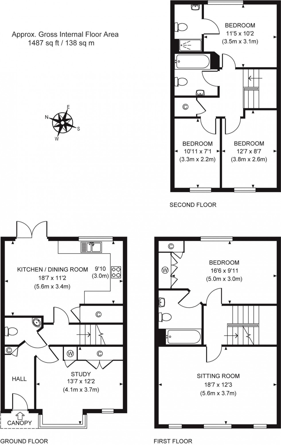 Floorplan for Middle Village, Haywards Heath, RH16