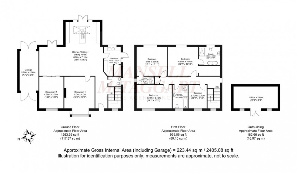 Floorplan for High Hurst Close, Newick, BN8