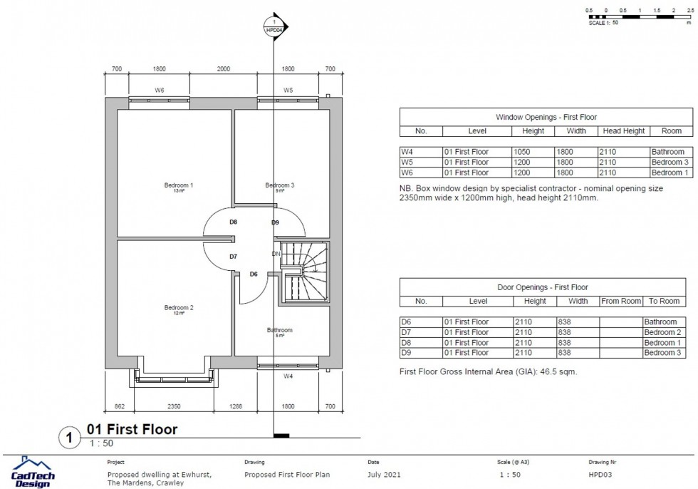 Floorplan for The Mardens, Ifield, RH11