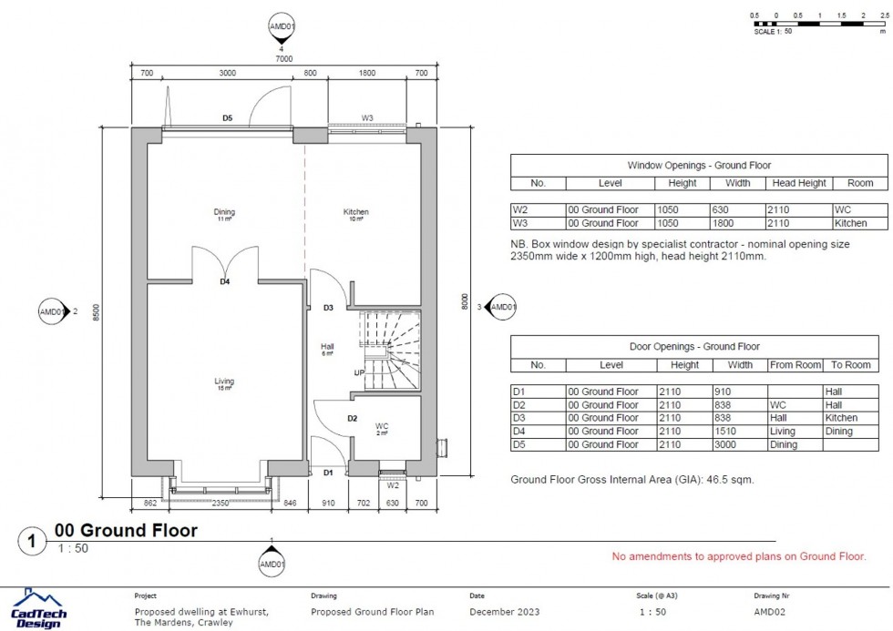 Floorplan for The Mardens, Ifield, RH11