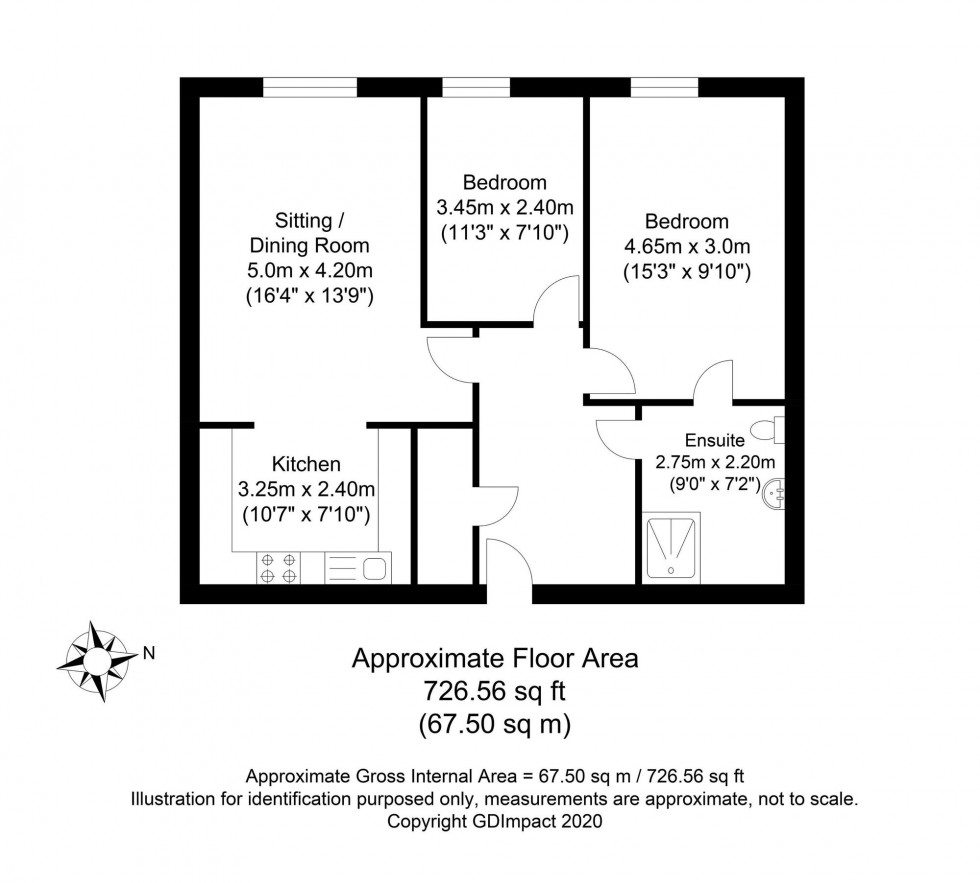 Floorplan for Blacksmith Road, Anvil Court, RH6