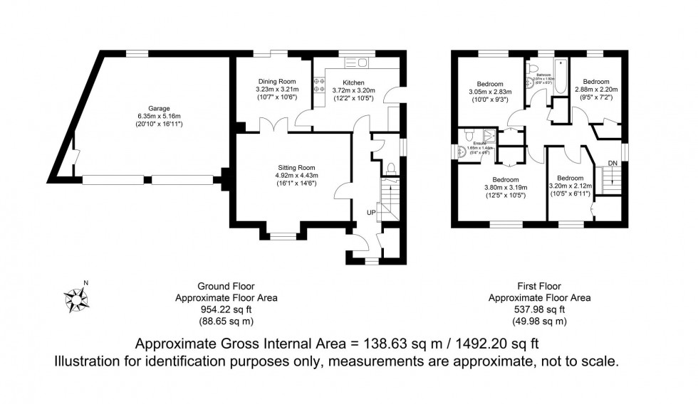 Floorplan for Malthouse Way, Cooksbridge, BN7