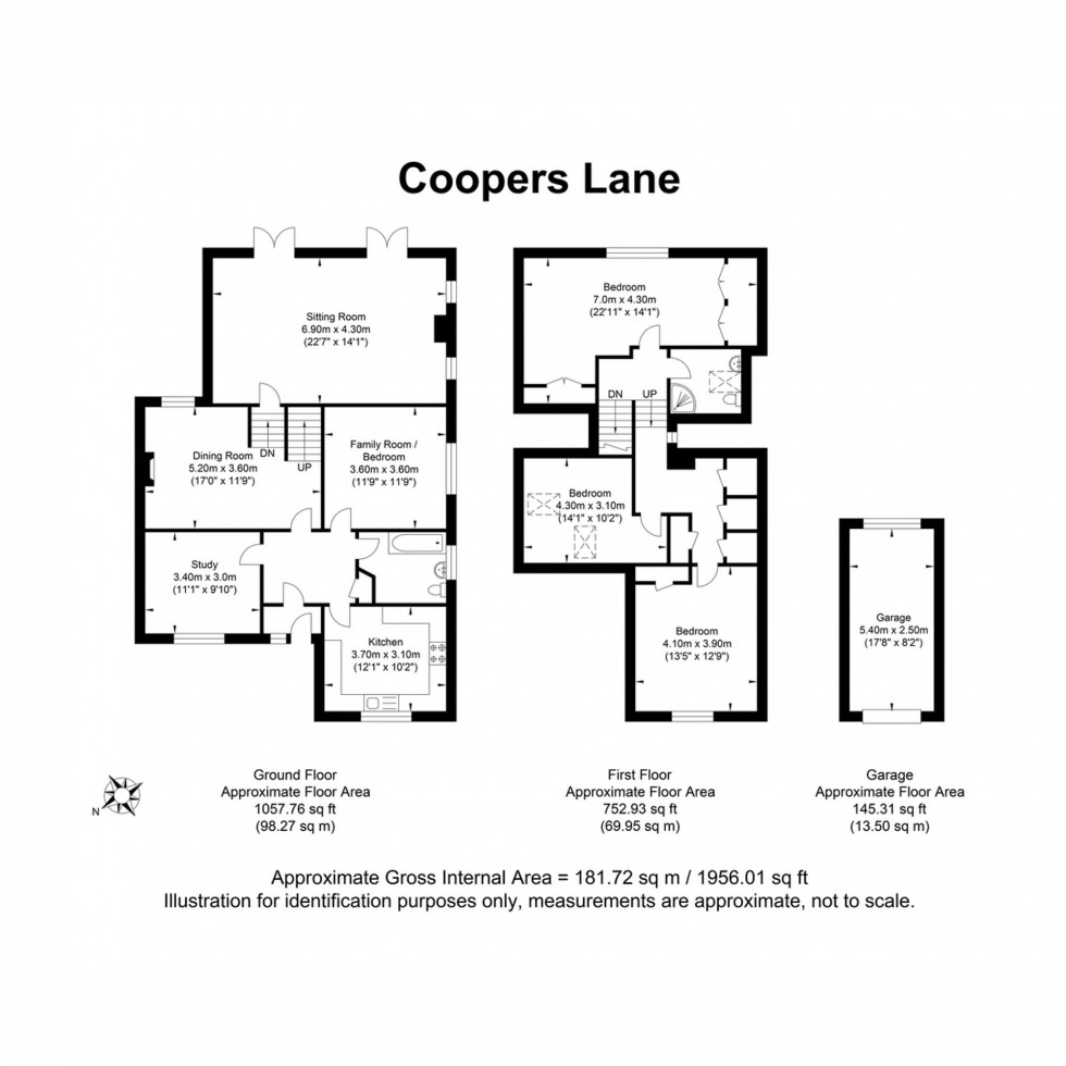 Floorplan for Coopers Lane, Crowborough, TN6