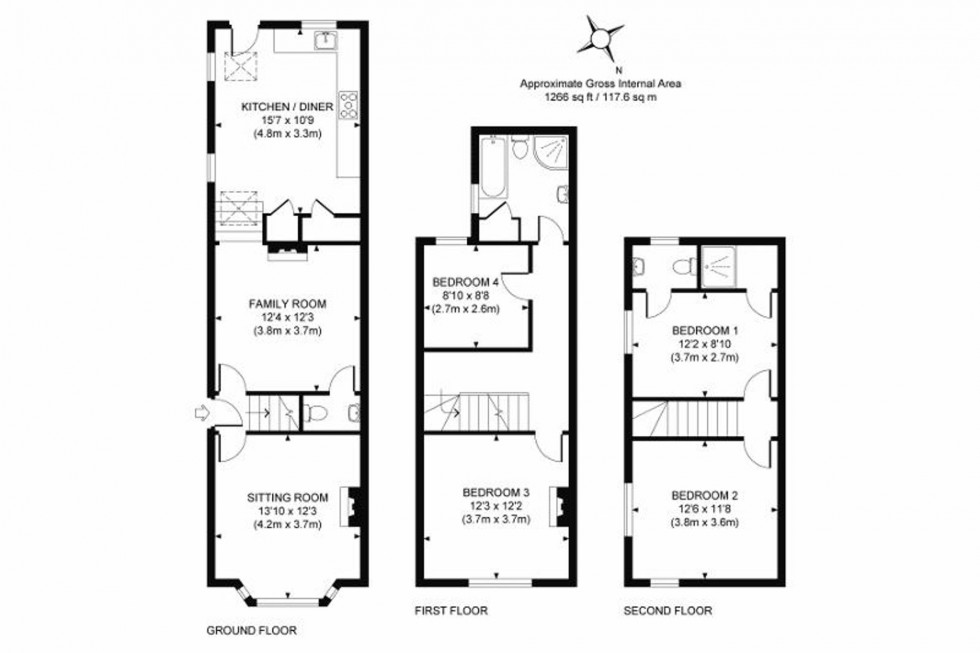 Floorplan for College Road, Haywards Heath, RH16