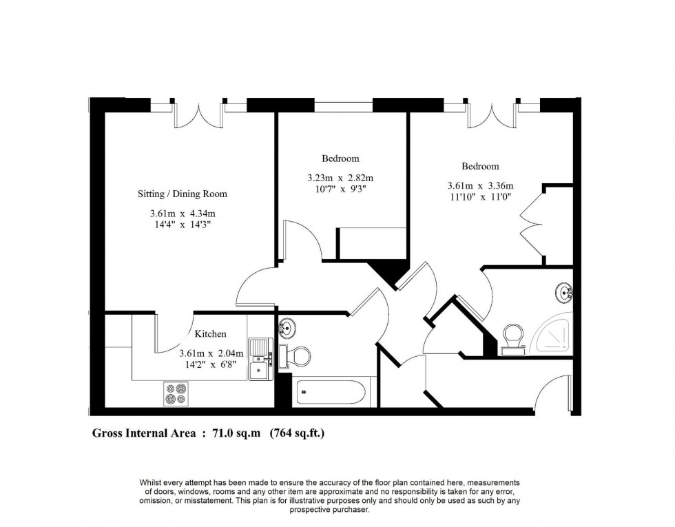 Floorplan for Copthorne Common Road, Copthorne, RH10