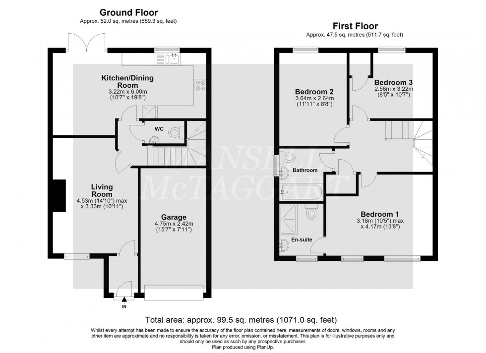 Floorplan for Ullswater Road, Crawley, RH10