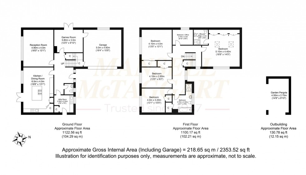 Floorplan for Heavegate Road, Crowborough, TN6