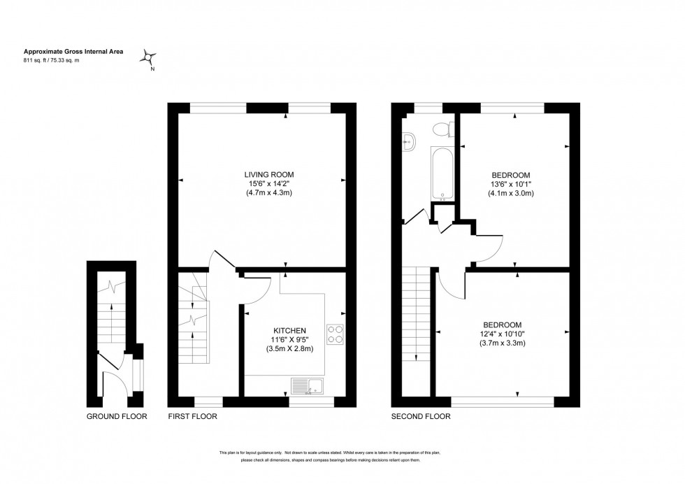 Floorplan for Sunnywood Drive, Haywards Heath, RH16