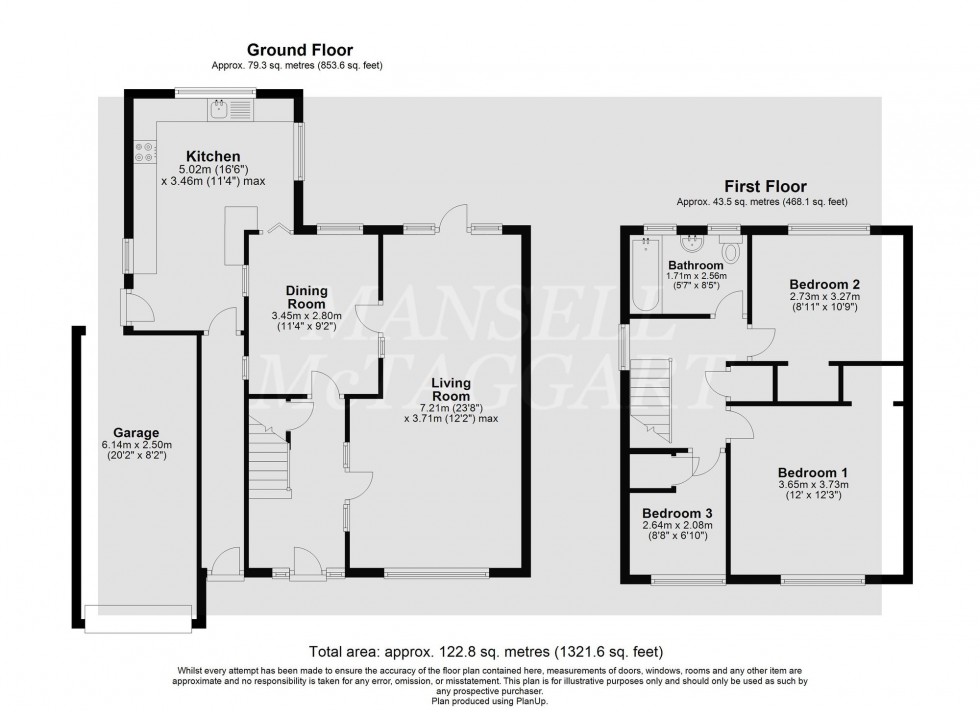 Floorplan for Stonepark Drive, Forest Row, RH18