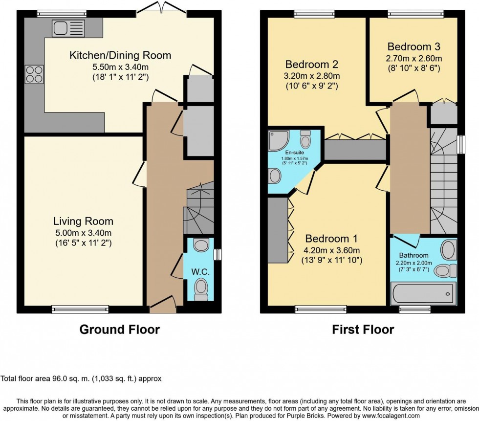 Floorplan for Cranborne Gardens, Crowborough, TN6