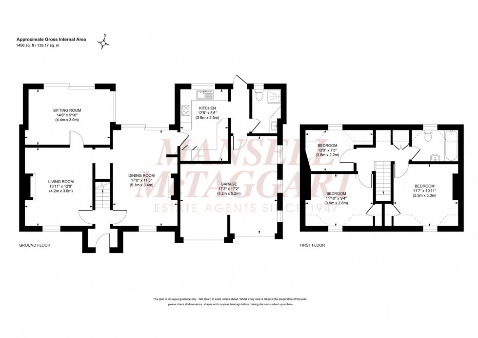 Floorplan for St. Andrews Road, Burgess Hill, RH15