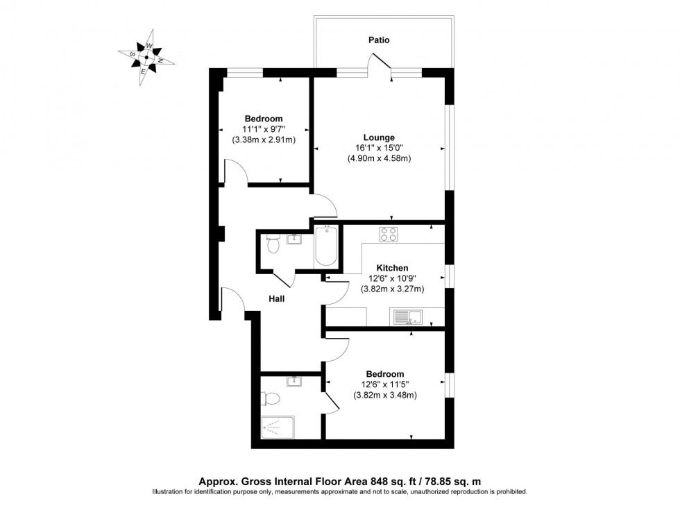 Floorplan for Brantridge Lane, Staplefield, RH17