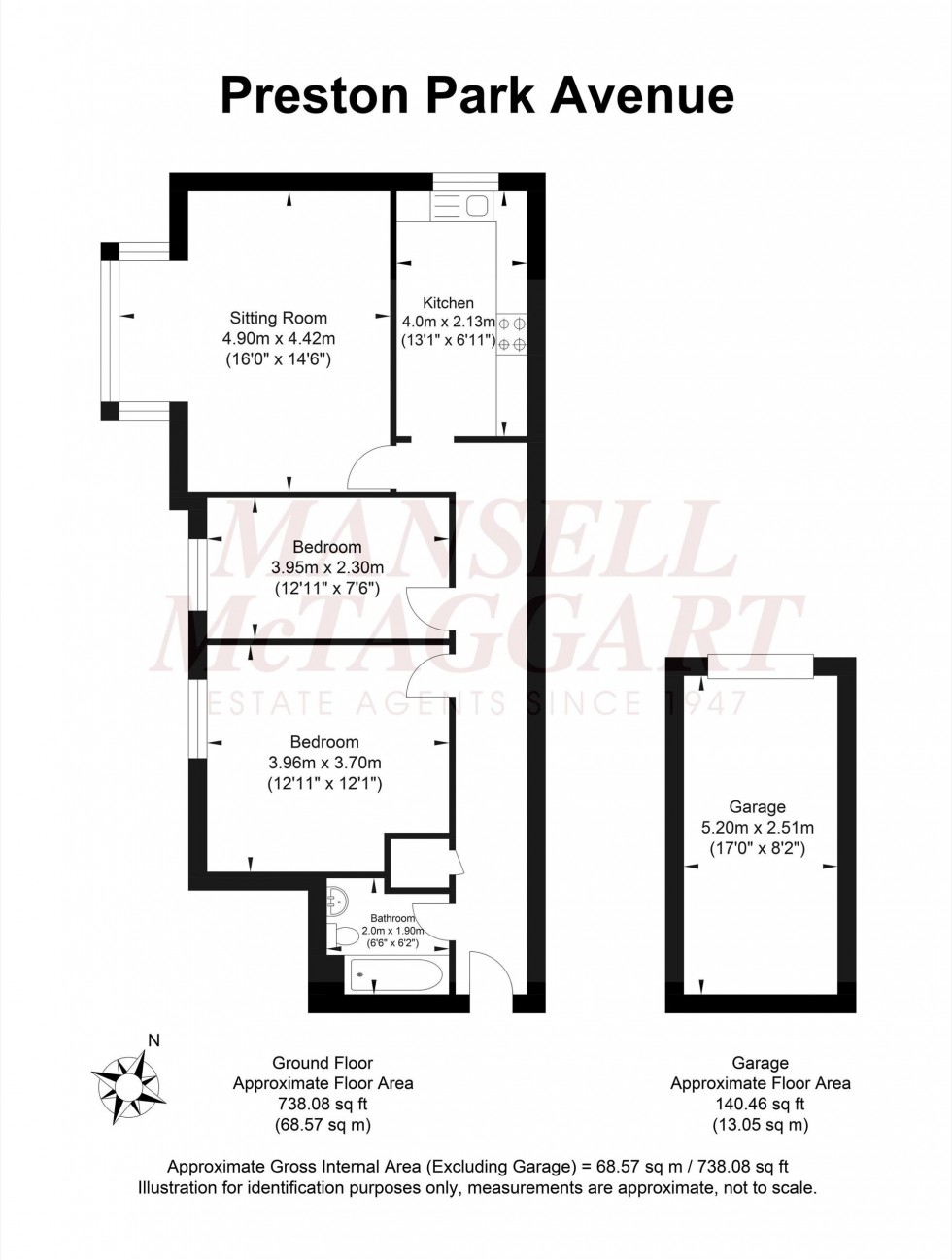 Floorplan for Preston Park Avenue, Brighton, BN1