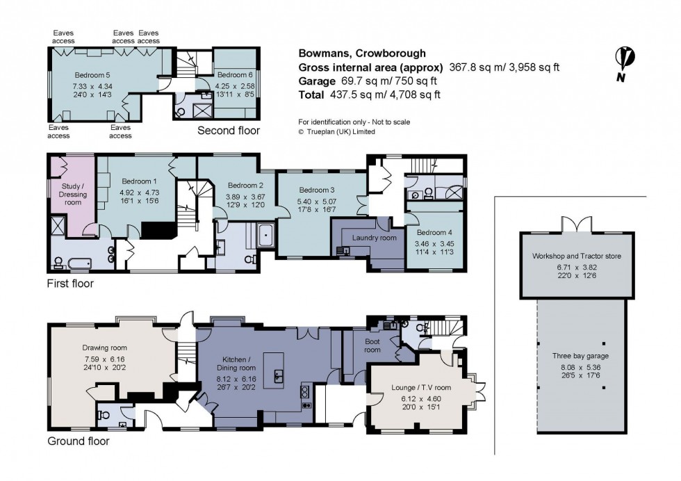 Floorplan for London Road, Crowborough, TN6