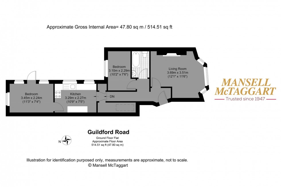 Floorplan for Guildford Road, Brighton, BN1