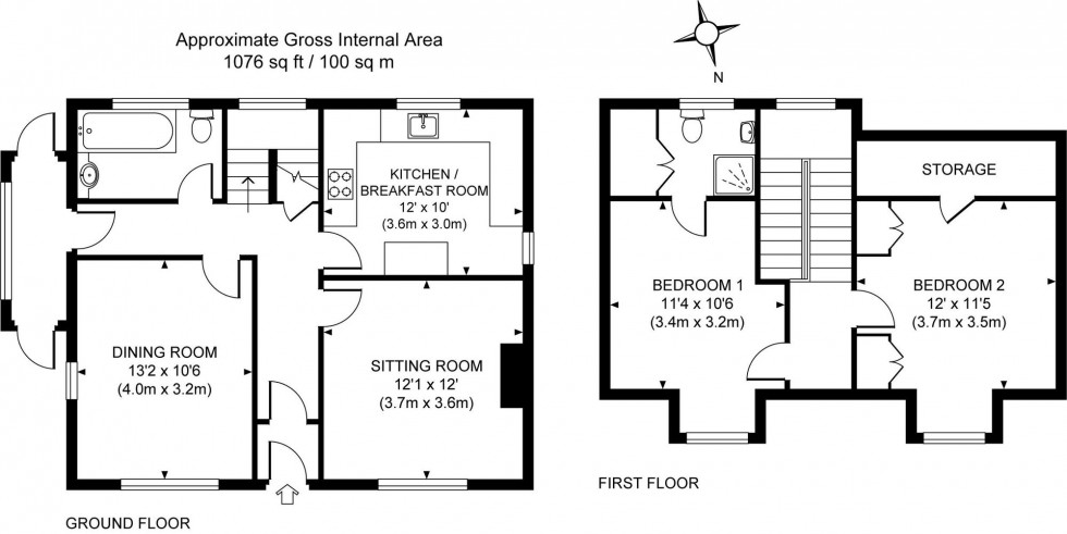 Floorplan for Backwoods Close, Lindfield, RH16