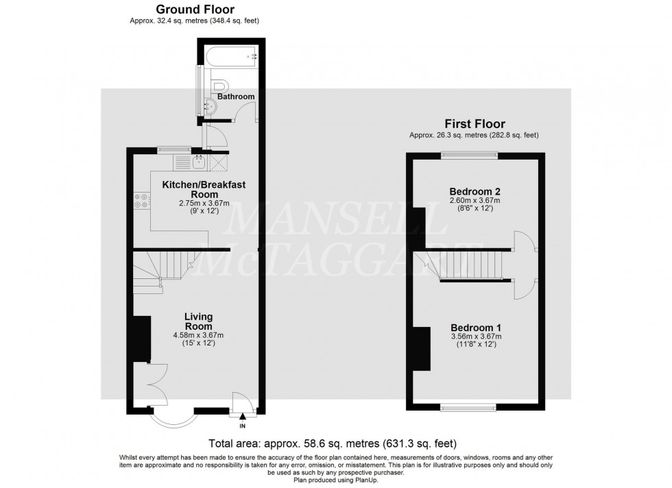 Floorplan for Cat Street, Upper Hartfield, TN7