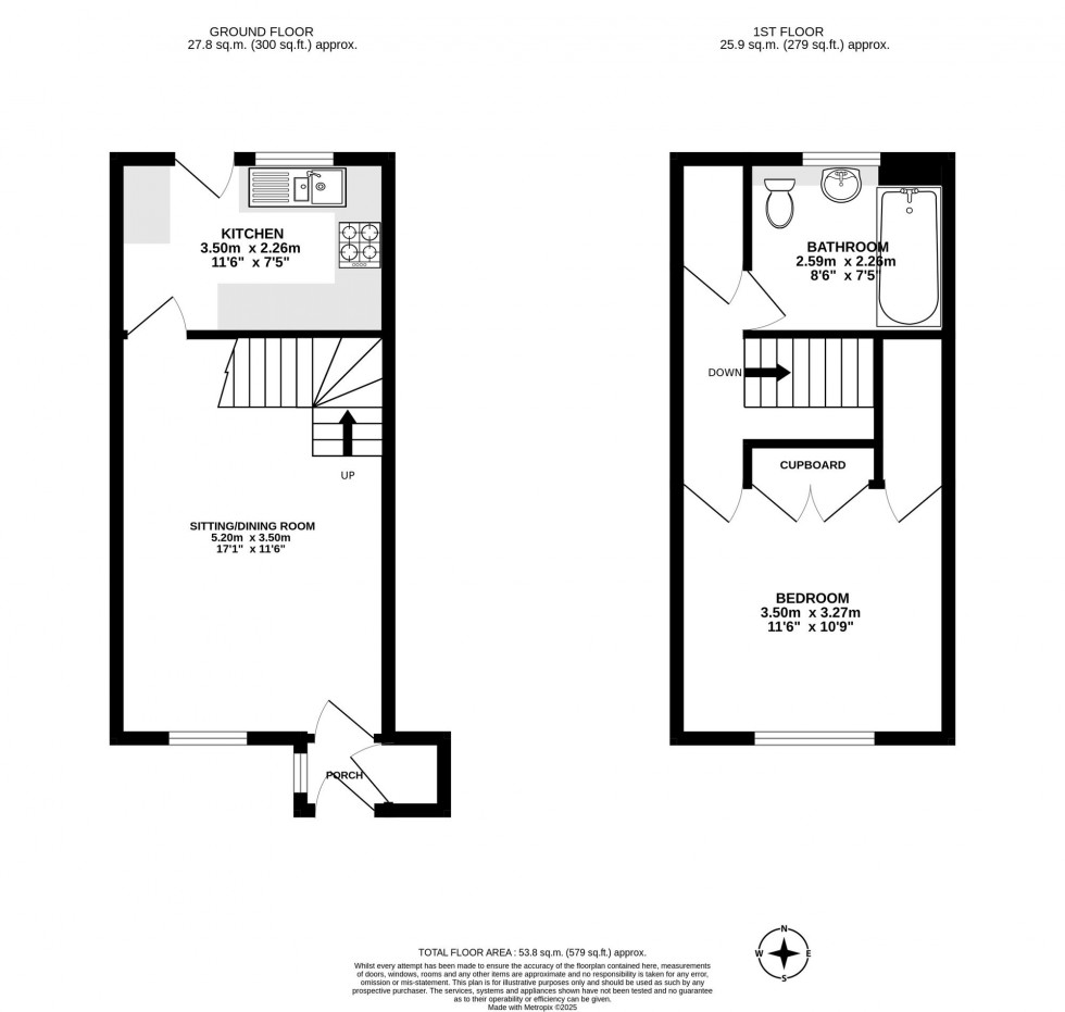 Floorplan for Windmill Court, Crawley, RH10