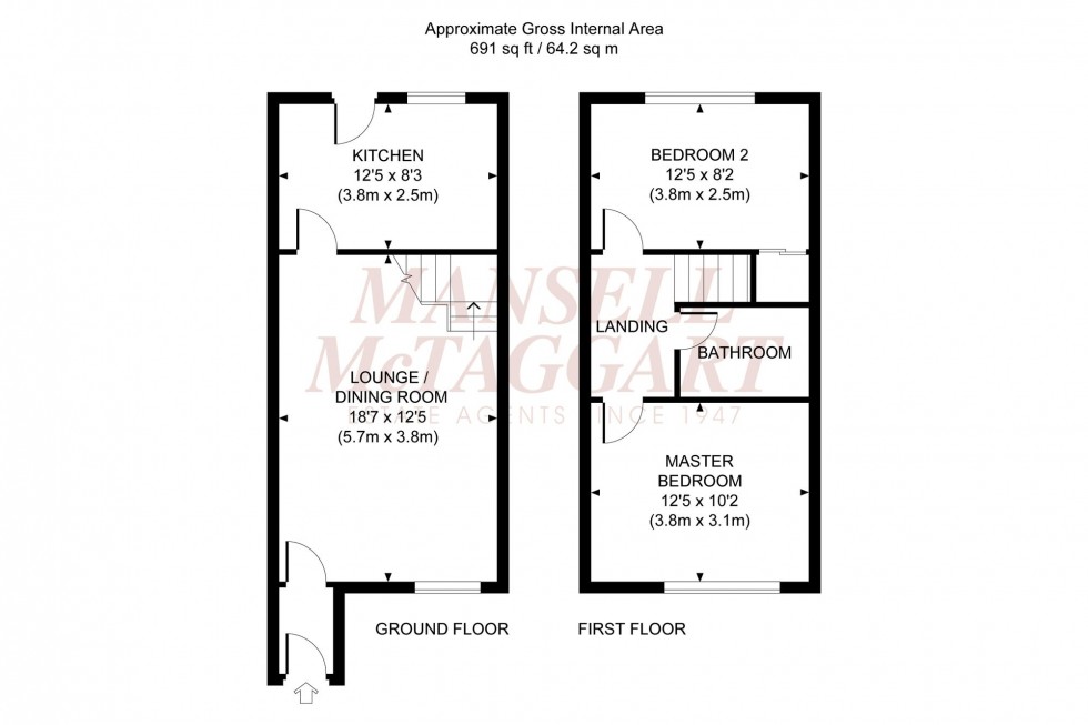 Floorplan for Burdocks Drive, Burgess Hill, RH15