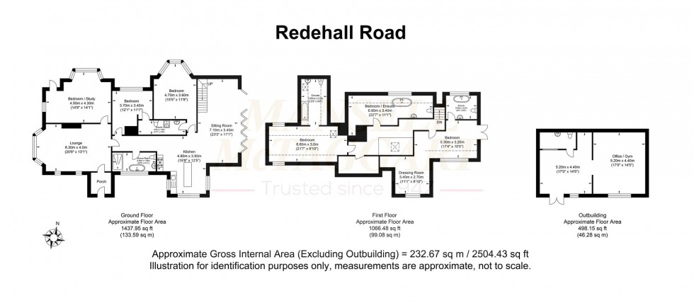 Floorplan for Redehall Road, Smallfield, RH6