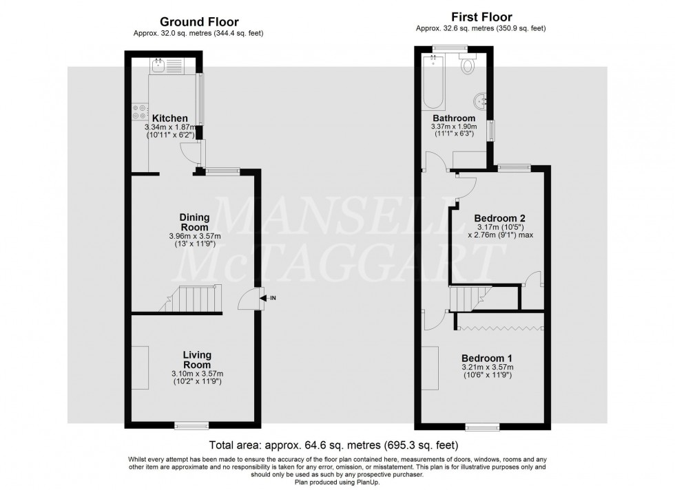 Floorplan for Queens Road, East Grinstead, RH19