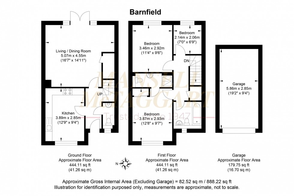 Floorplan for Barnfield, Billingshurst, RH14