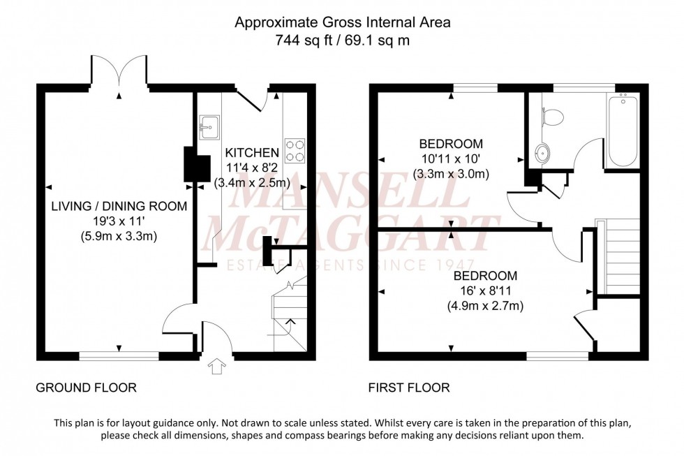 Floorplan for Manor Road, Burgess Hill, RH15