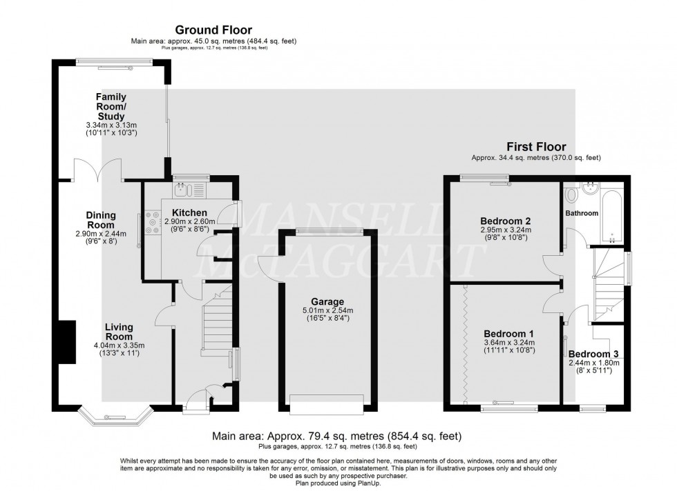 Floorplan for Akehurst Close, Copthorne, RH10