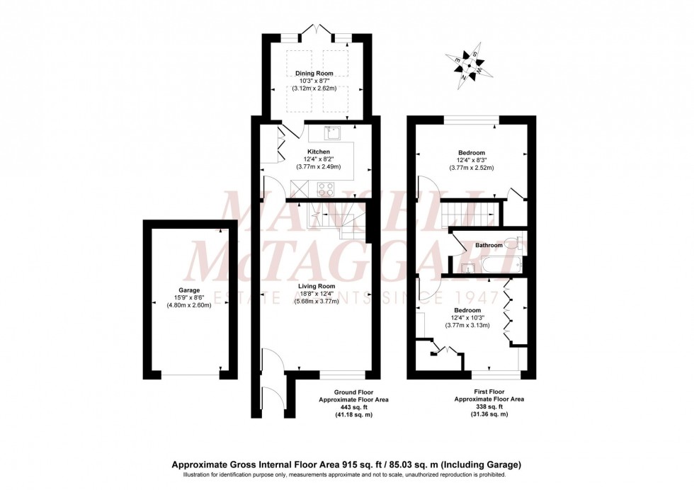 Floorplan for Weavers Close, Burgess Hill, RH15