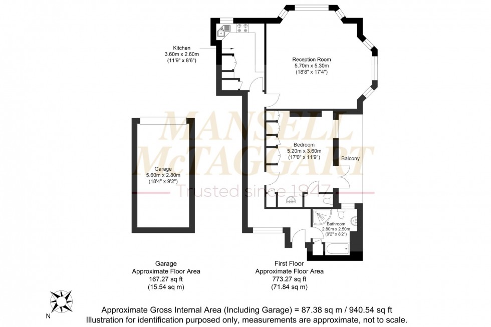 Floorplan for Warrs Hill Road, North Chailey, BN8