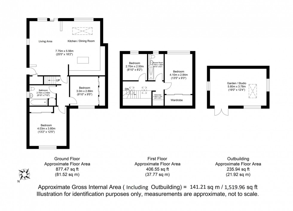 Floorplan for Clare Road, Lewes, BN7
