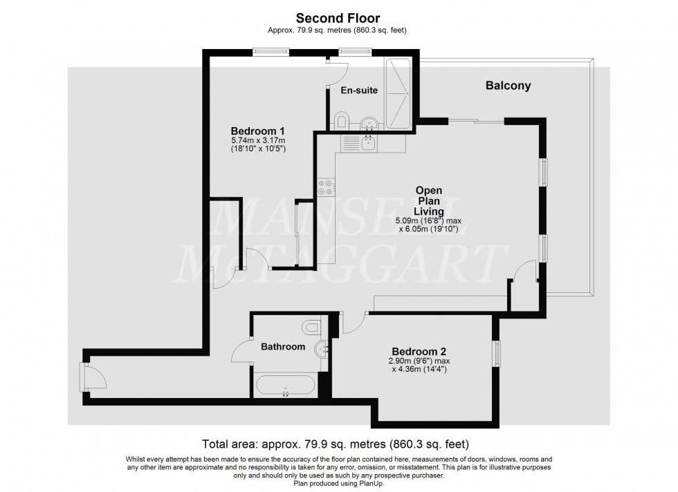 Floorplan for Queens Road, Elizabeth Place, RH19