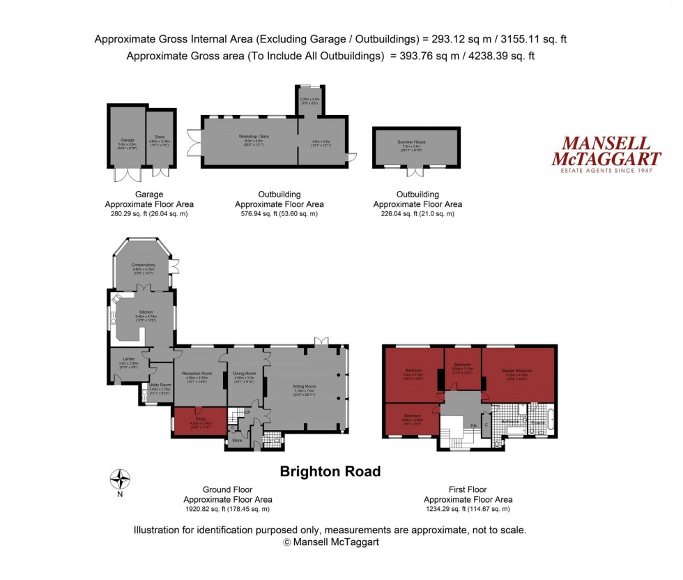 Floorplan for Brighton Road, Woodmancote, BN5