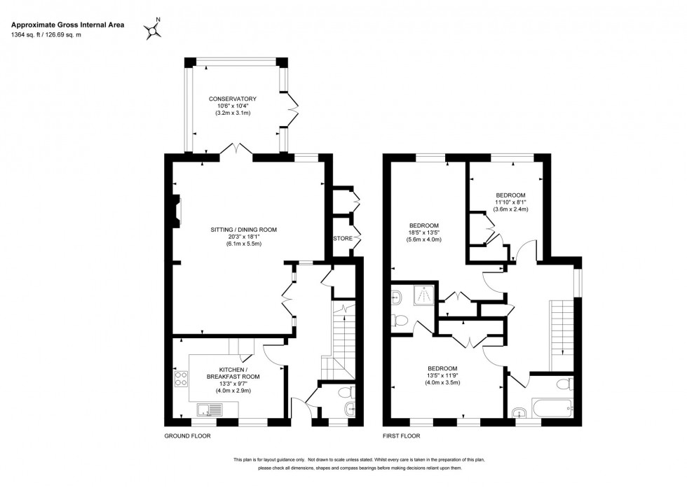 Floorplan for Street Lane, Ardingly, RH17