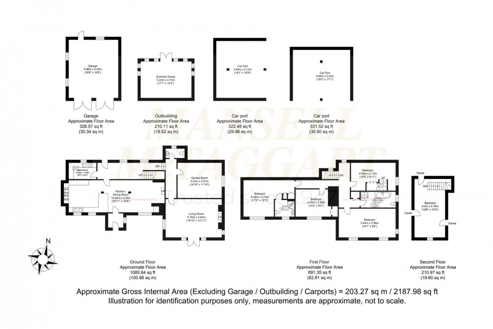 Floorplan for Harlequin Lane, Crowborough, TN6