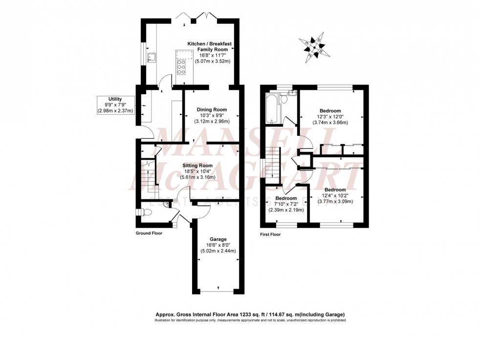 Floorplan for The Ridings, Burgess Hill, RH15