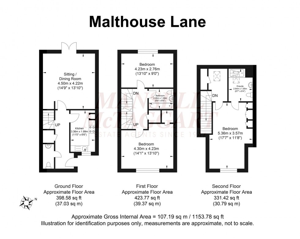 Floorplan for Malthouse Lane, Horley, RH6