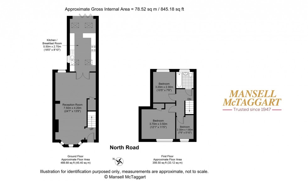 Floorplan for North Road, Portslade, BN41