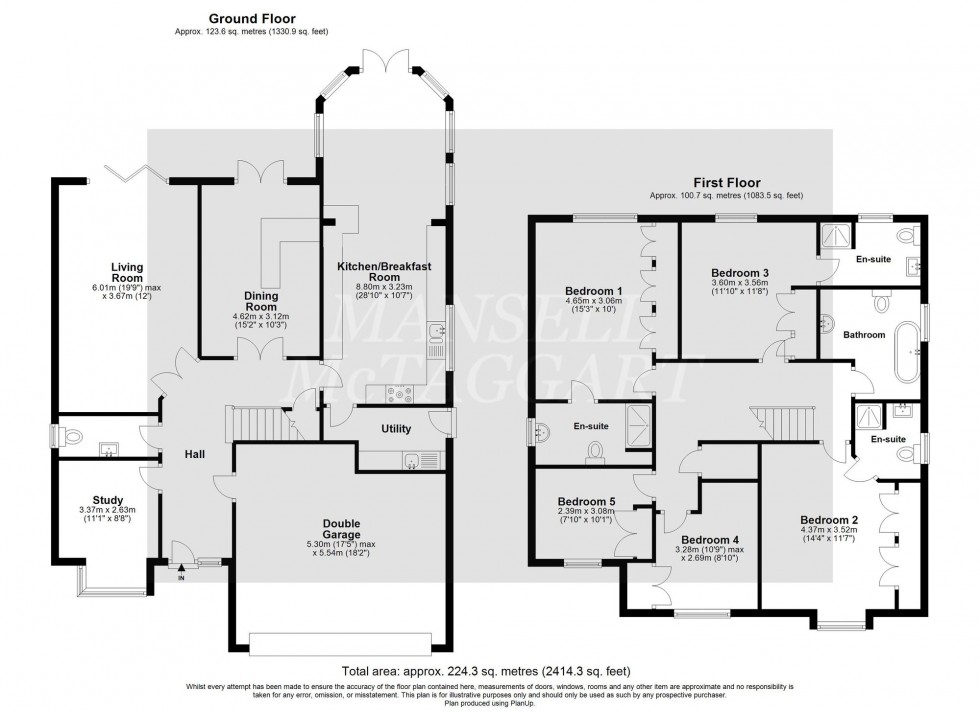 Floorplan for Hedgecourt Place, Felbridge, RH19