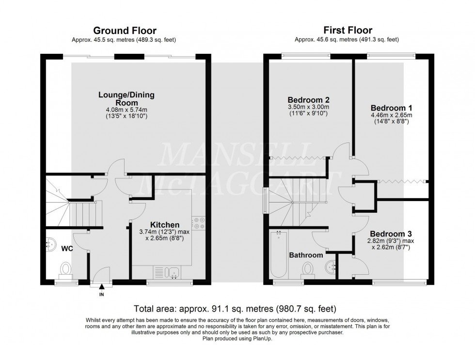 Floorplan for Freshfield Bank, Forest Row, RH18