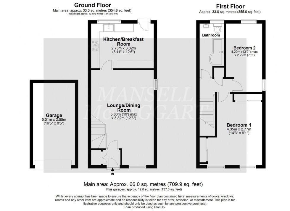 Floorplan for The Glades, East Grinstead, RH19
